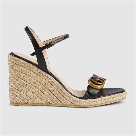 gucci espadrille wedge replica|gucci espadrilles denim.